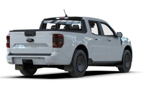 Ford Maverick Mud Flaps - Rally Armor - UR Premium Polyurethane - Black - `22-`26